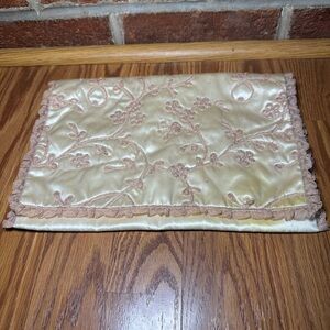VTG I. Magnin & Co Rayon Lingerie Bag Case Vanity Boudoir Regency Old Hollywood